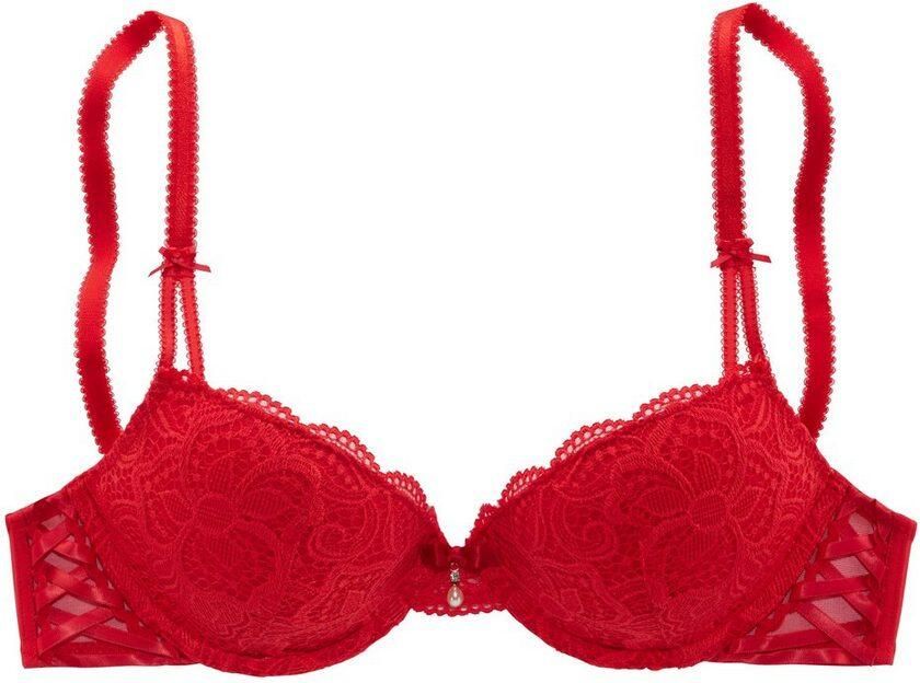 Lascana Push-up-bh Nikoletta met opwindende bandjes aan de zijkanten sexy lingerie sexy ondergoed - Foto 5