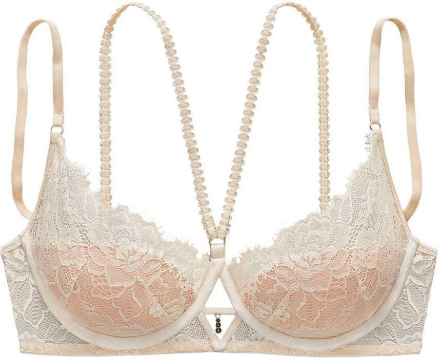 Lascana Push-up-bh Samara met verleidelijk sierbandje en cut-out sexy lingerie amira