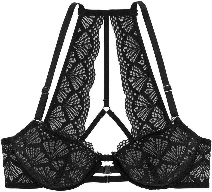 Lascana Push-up-bh Sienna met decoratieve kanten achterkant sexy dessous - Foto 1