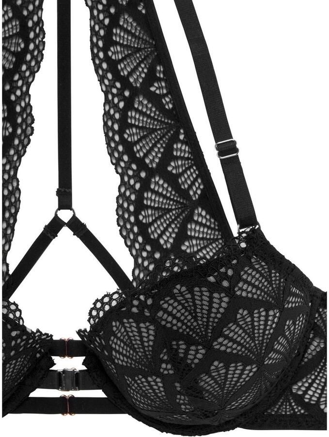 Lascana Push-up-bh Sienna met decoratieve kanten achterkant sexy dessous - Foto 2