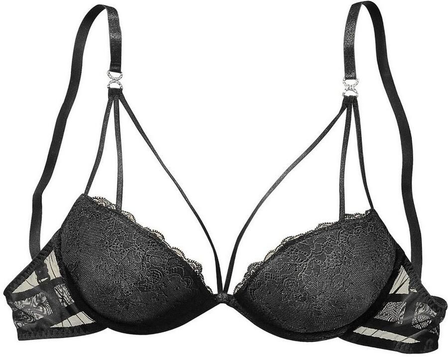 Lascana Push-up-bh van kant in leuke linten-look sexy dessous - Foto 6