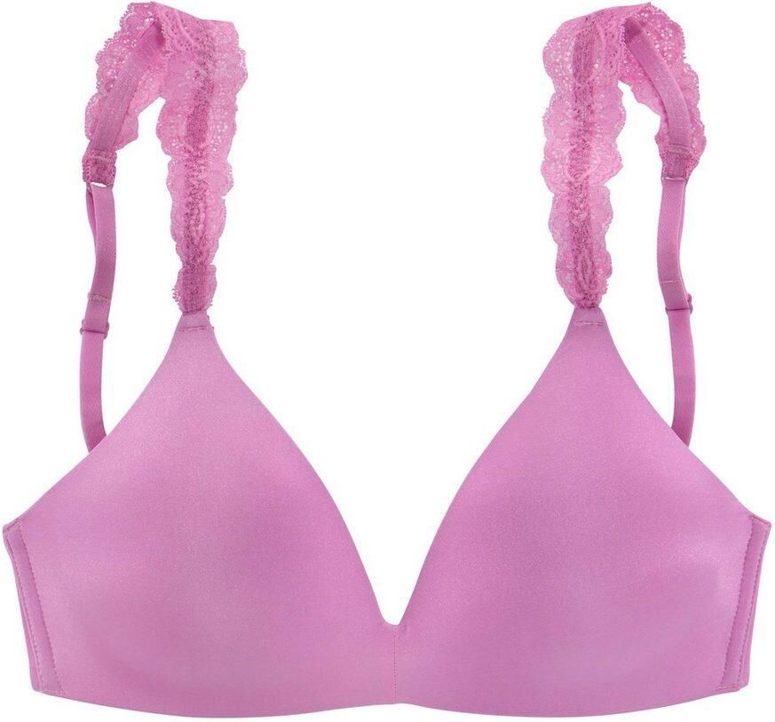 Lascana Push-up-bh zonder beugel met prachtige kantbanden lingerie - Foto 5