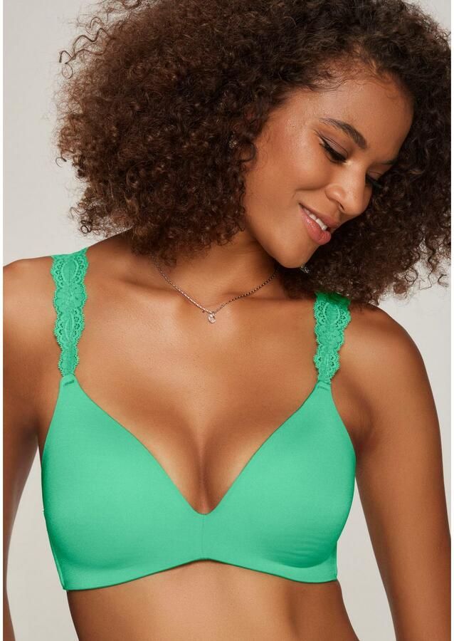 Lascana Push-up-bh zonder beugel met prachtige kantbanden lingerie - Foto 3