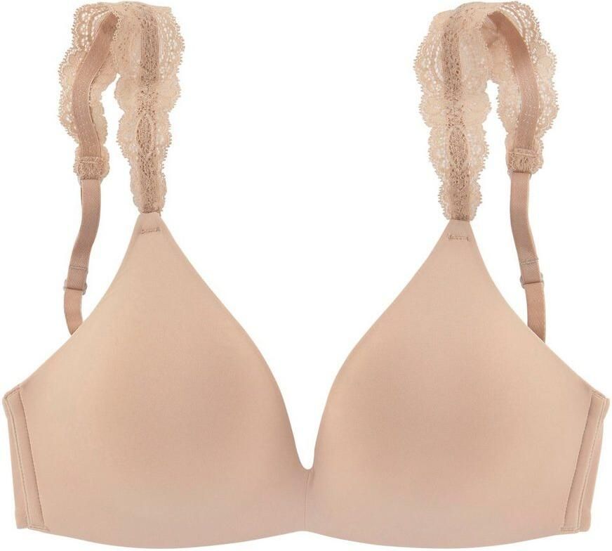 Lascana Push-up-bh zonder beugels met prachtige kanten bandjes basic ondergoed - Foto 5