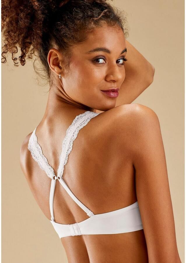 Lascana Push-up-bh zonder beugel met prachtige kantbanden lingerie - Foto 2