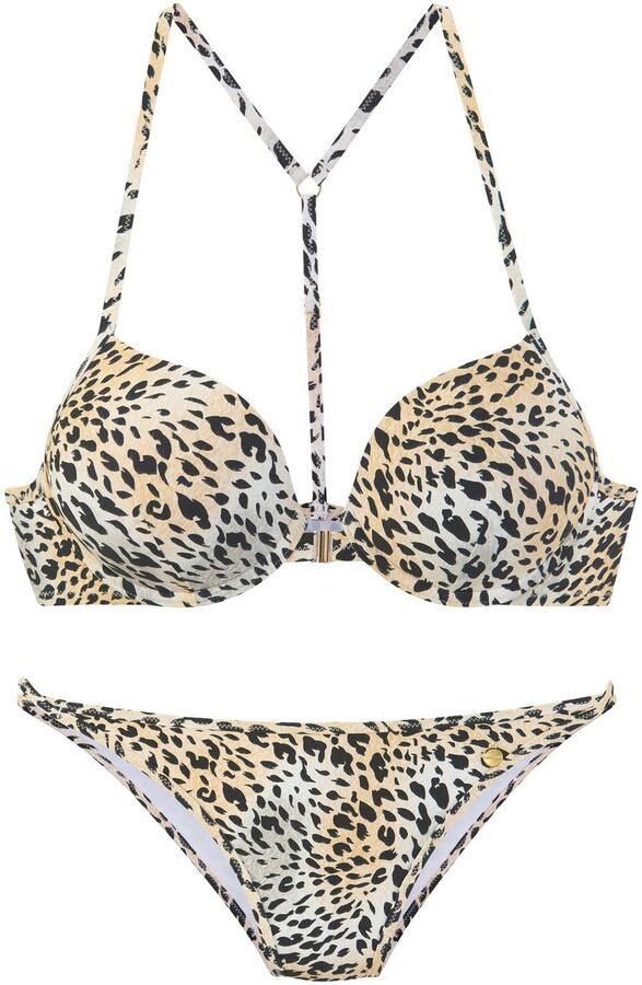 Lascana Push-upbikini Silea met modieuze dierenprint - Foto 5