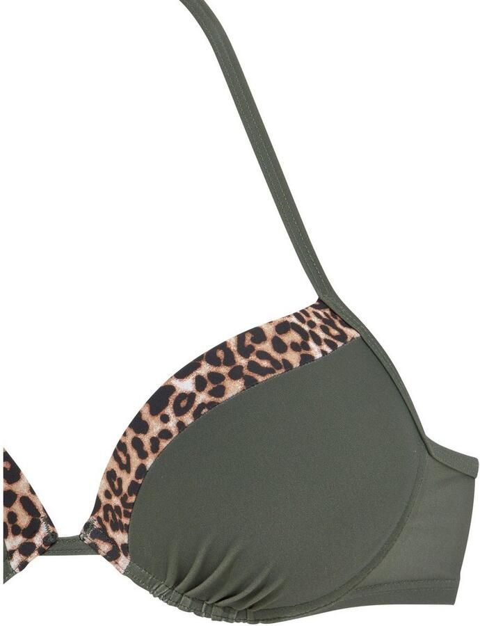 Lascana Push-upbikinitop Adelin met gedessineerde inzetten - Foto 4