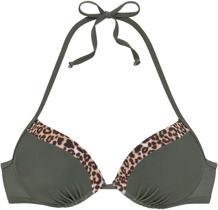 Lascana Push-upbikinitop Adelin met gedessineerde inzetten