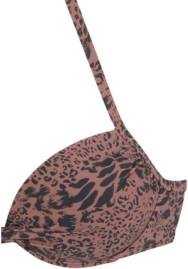 Lascana Push-upbikinitop ASHA in animaldesign - Foto 3