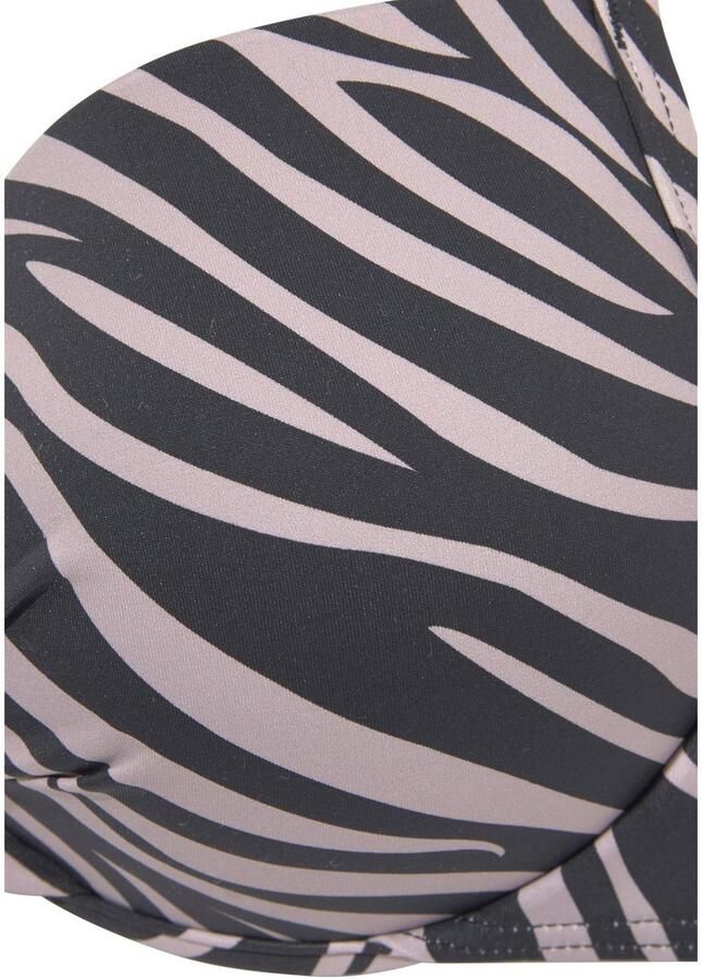 Lascana Push-upbikinitop Kaa in animaldesign - Foto 3