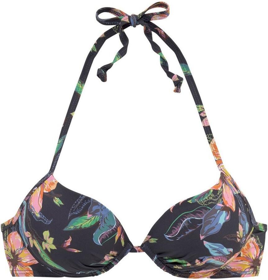 Lascana Bikinibroekje MALIA opzij te strikken met tropische print - Foto 2