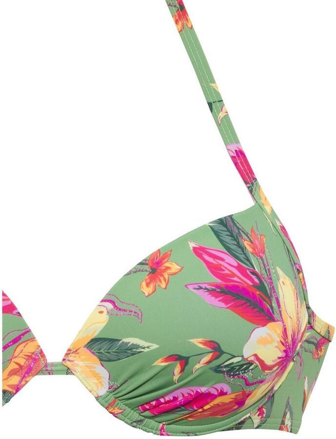 Lascana Push-upbikinitop MALIA met tropische print - Foto 4