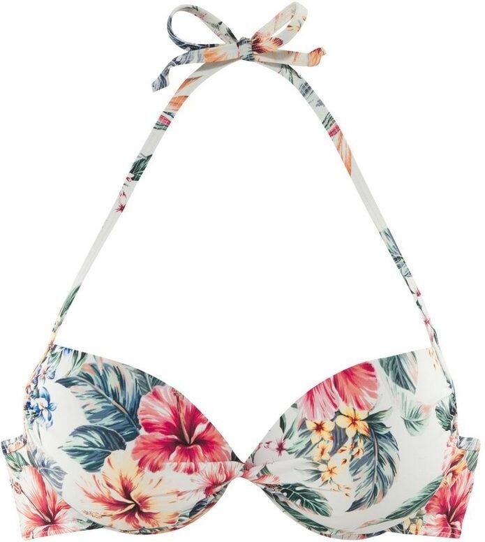 Lascana Push-upbikinitop Salsa met mooie bloemenprint - Foto 6