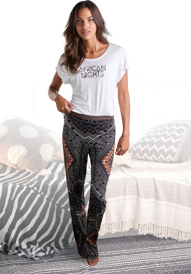 Lascana Pyjama in etno-design (2-delig 1 stuk) - Foto 5