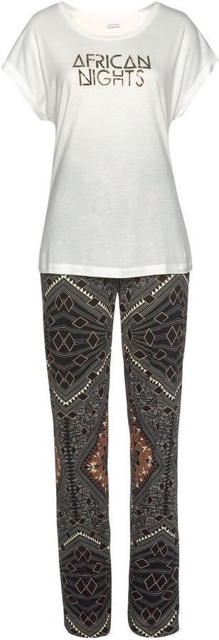 Lascana Pyjama in etno-design (2-delig 1 stuk) - Foto 4