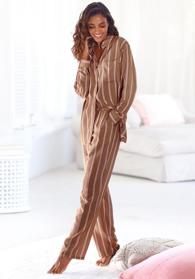 Lascana Pyjama in klassieke stijl (2-delig) - Foto 4