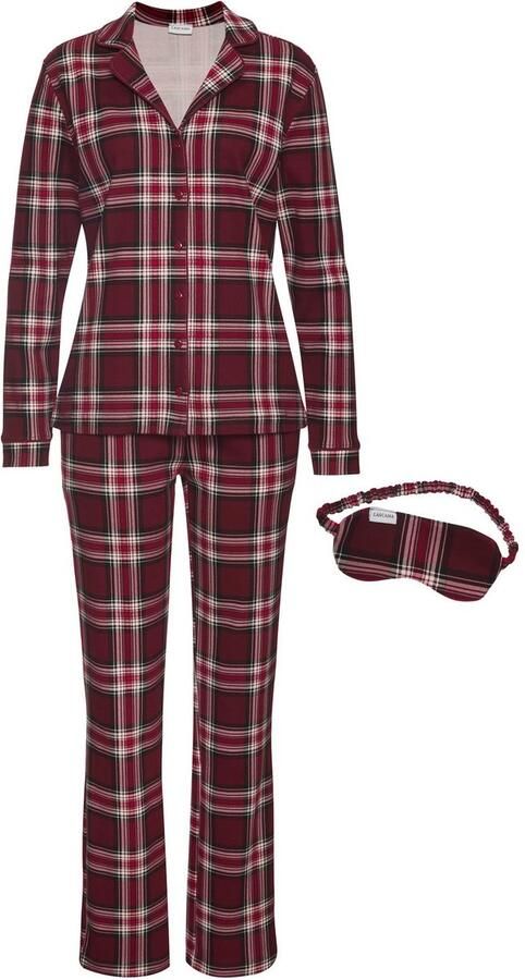 Lascana Pyjama incl. slaapmasker (set 3-delig) - Foto 6