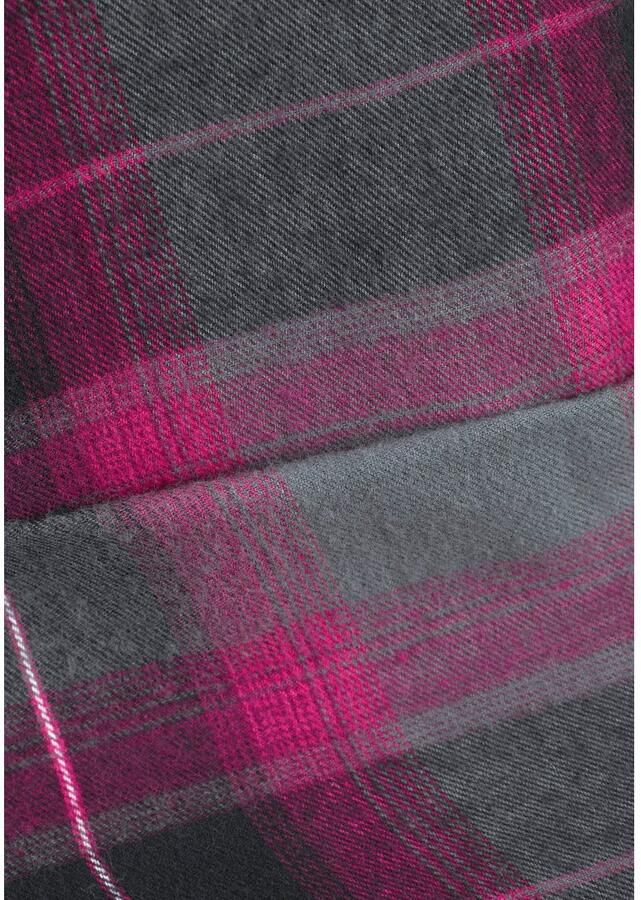 Lascana Pyjama met behaaglijk zachte flannellen broek (2-delig 1 stuk) - Foto 4