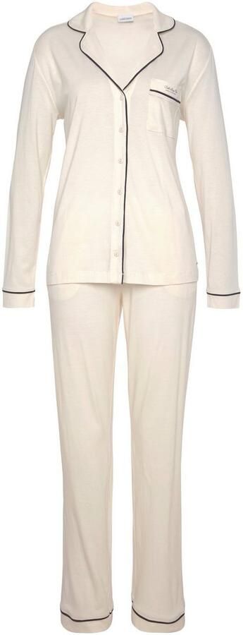 Lascana Pyjama met contrastpaspels (2-delig) - Foto 3