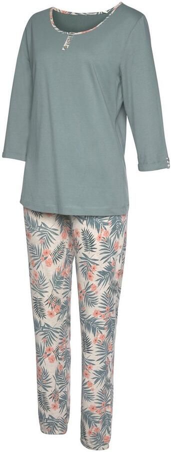Lascana Pyjama met gedessineerde broek (2-delig 1 stuk) - Foto 4