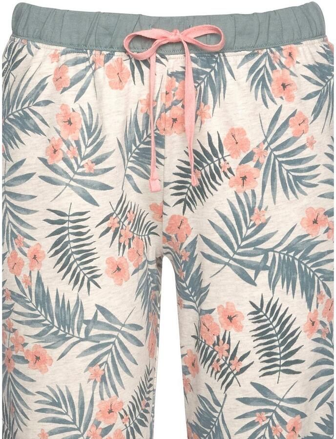 Lascana Pyjama met gedessineerde broek (2-delig 1 stuk)