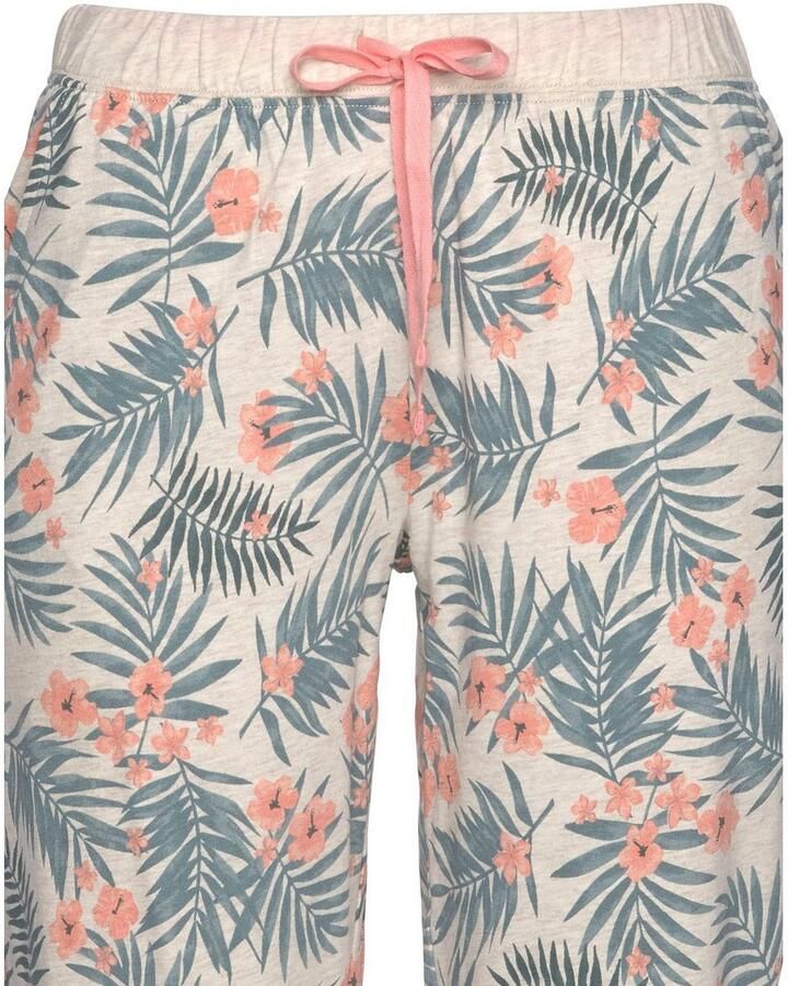 Lascana Pyjama met gedessineerde broek (2-delig 1 stuk)