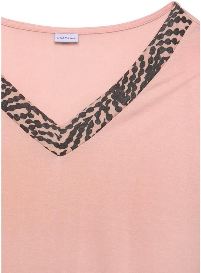 Lascana Pyjama met gedessineerde details (set 2-delig)