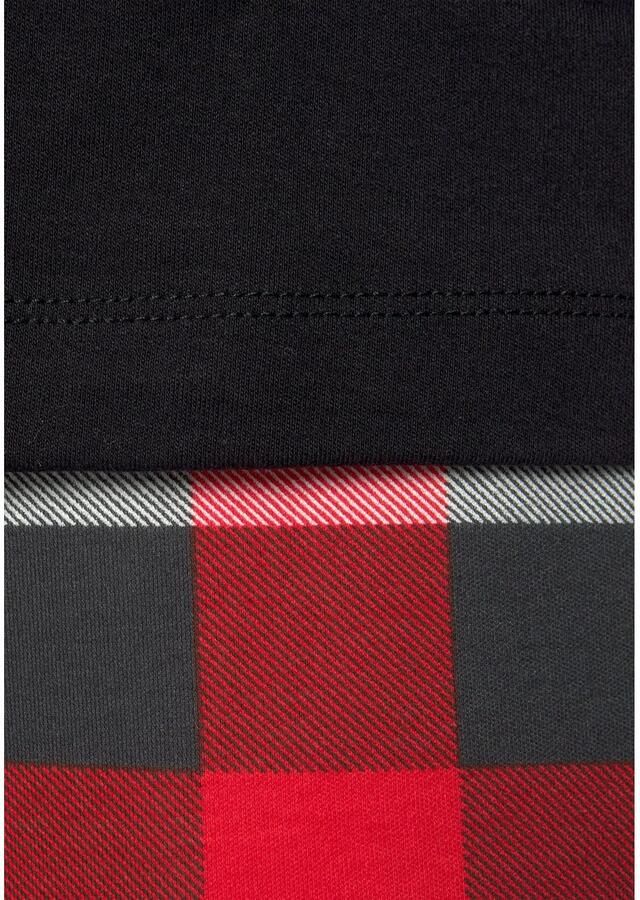 Lascana Pyjama met geruite broek - Foto 2