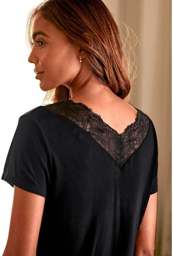 Lascana Pyjama met kanten inzetten (2-delig 1 stuk) - Foto 5