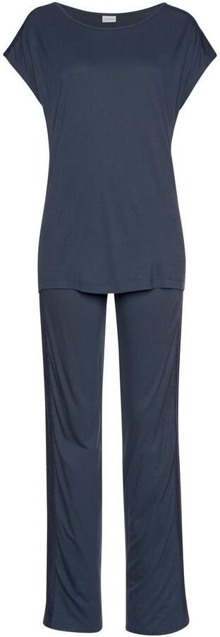 Lascana Pyjama met opgestikte kanten details (2-delig 1 stuk) - Foto 2