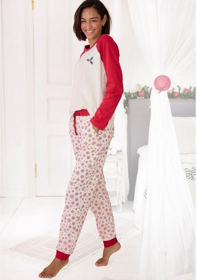 Lascana Pyjama met wintermotieven - Foto 3
