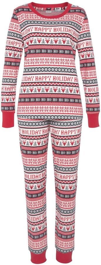 Lascana Pyjama met winterse print (2-delig) - Foto 5