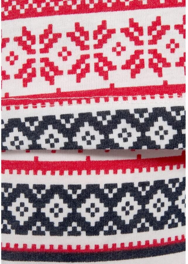 Lascana Pyjama met winterse print (2-delig) - Foto 2