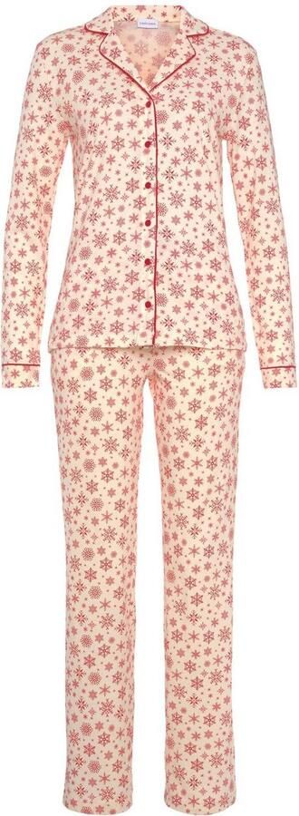 Lascana Pyjama met winterse print - Foto 4