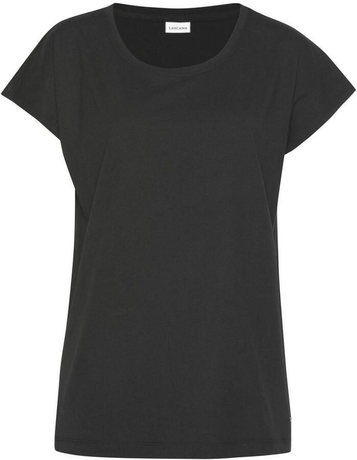 Lascana Pyjama top in effen kleuren