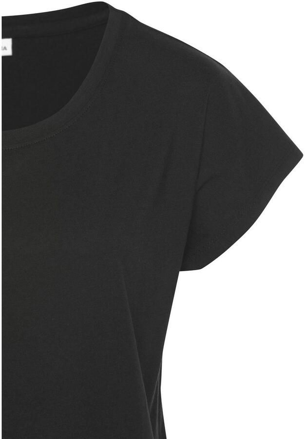 Lascana Pyjama top in effen kleuren - Foto 5