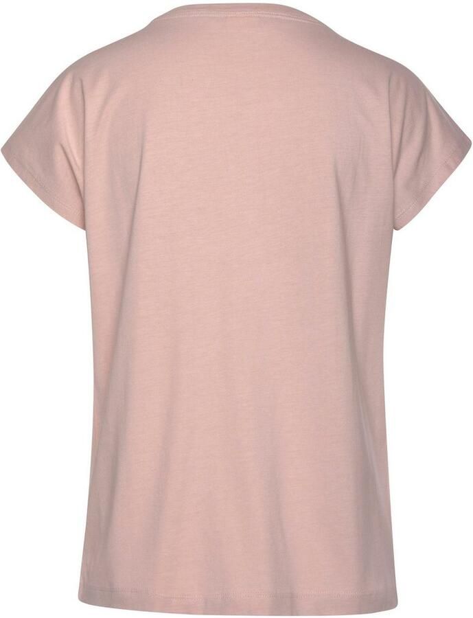 Lascana Pyjama top in effen kleuren