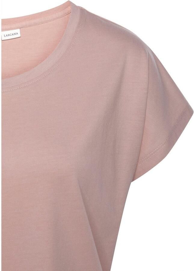 Lascana Pyjama top in effen kleuren - Foto 3