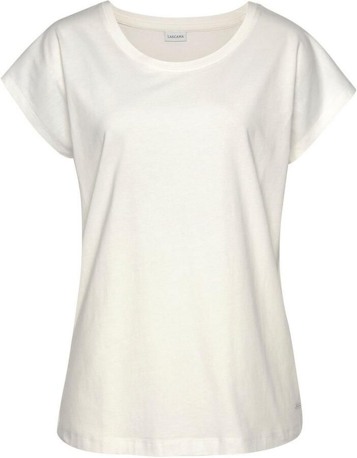 Lascana Pyjama top in effen kleuren