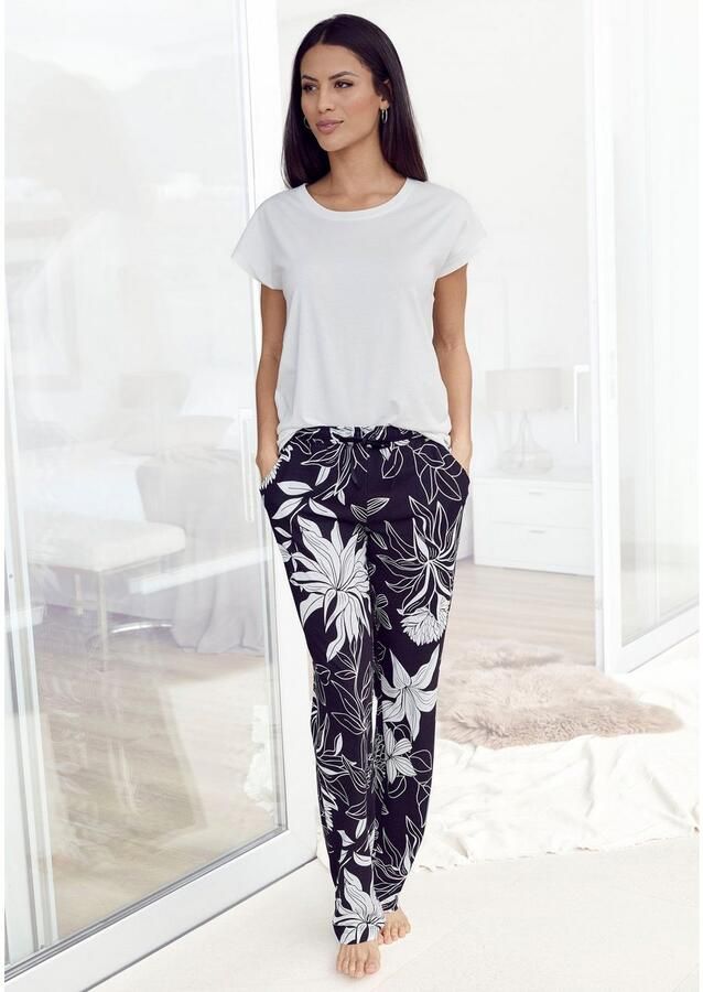 Lascana Pyjama top in effen kleuren - Foto 3