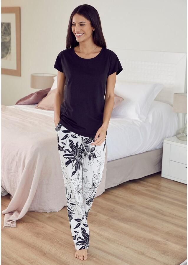 Lascana Pyjama top in effen kleuren - Foto 2