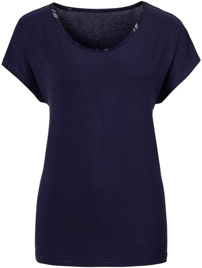 Lascana Pyjama top met aangeknipte mouwen