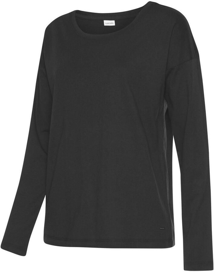 Lascana Pyjama top met afhangende schouders - Foto 3