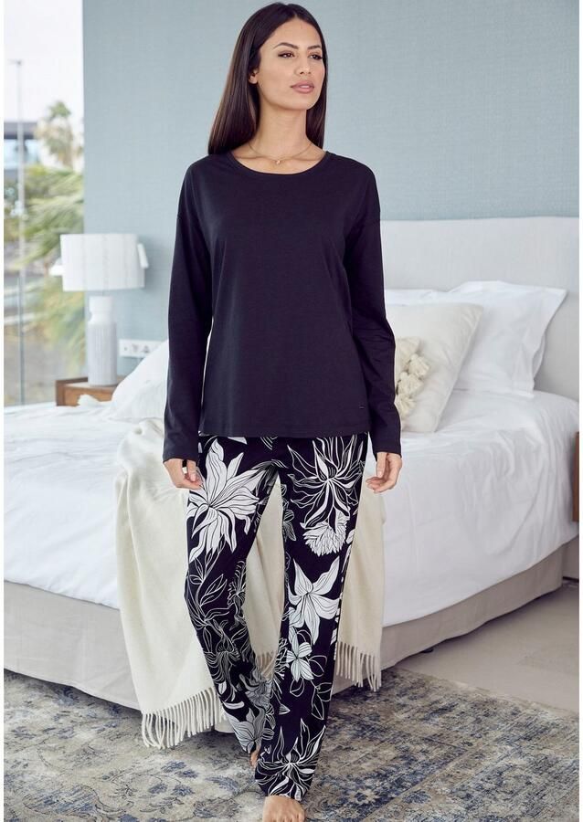 Lascana Pyjama top met afhangende schouders - Foto 6