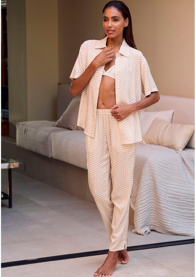 Lascana Pyjama top Met chique all-over print - Foto 2