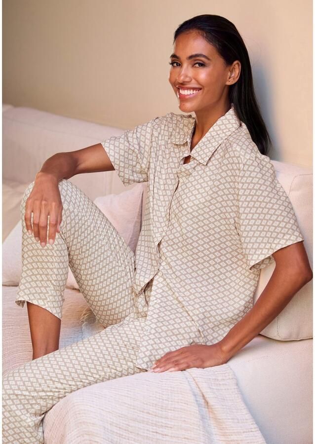 Lascana Pyjama top Met chique all-over print - Foto 3