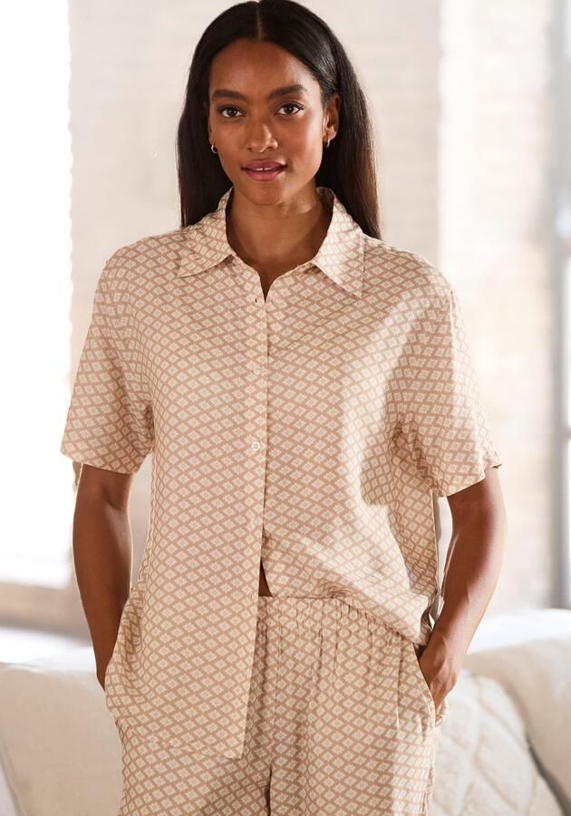 Lascana Pyjama top Met chique all-over print - Foto 6