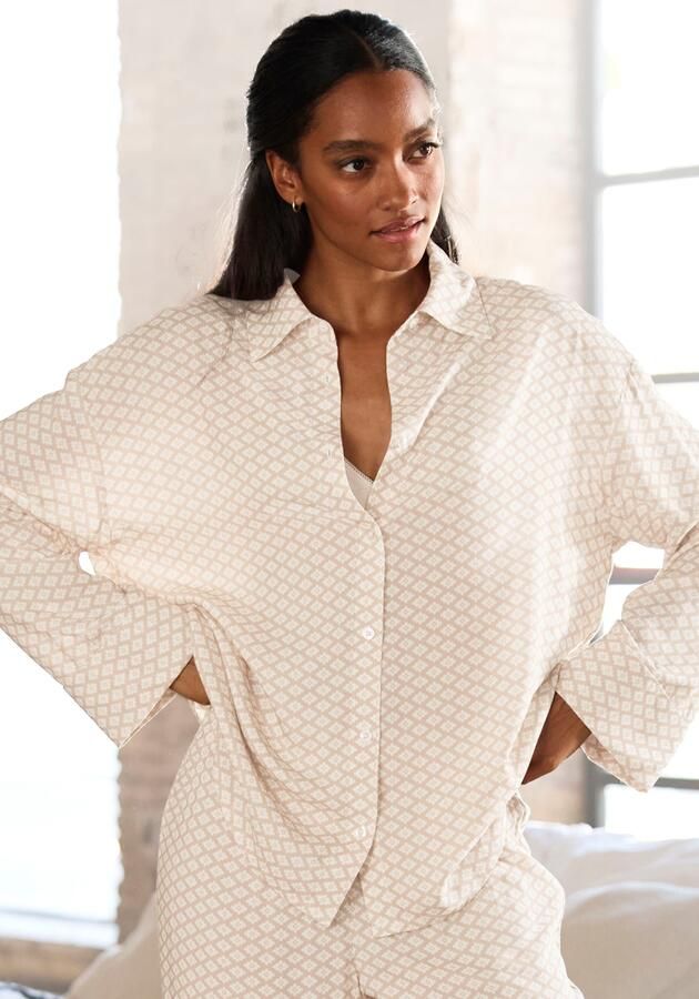 Lascana Pyjama top Met chique all-over print - Foto 6
