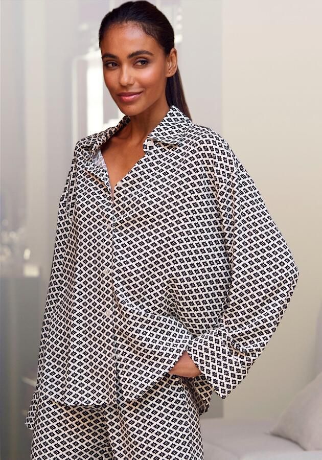 Lascana Pyjama top Met chique all-over print - Foto 5