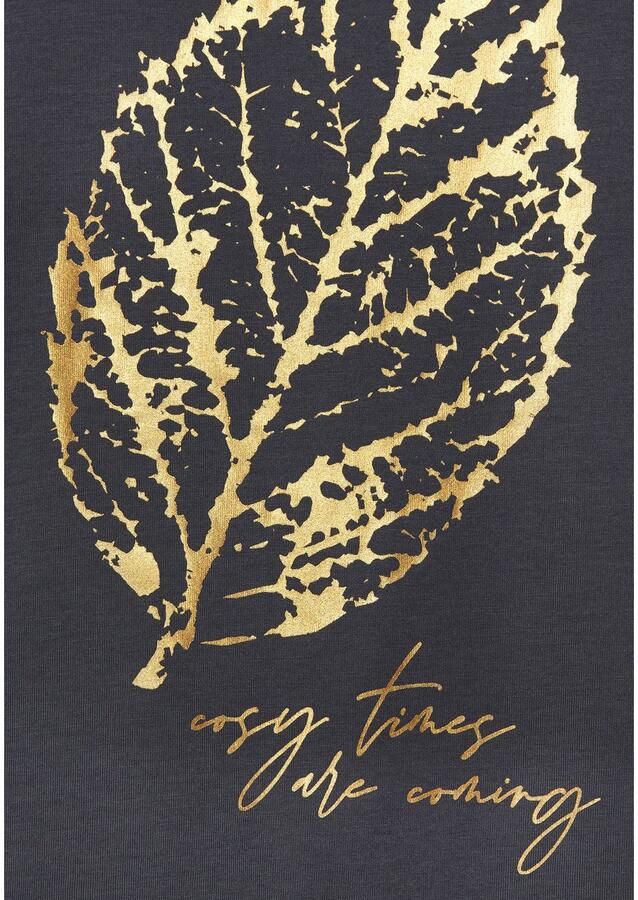 Lascana Pyjama top met folieprint - Foto 4